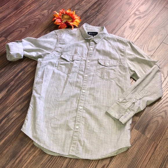 ❌SOLD❌🦋B2G1🦋Men’s INC Collared Dress Shirt MED - Picture 2 of 8